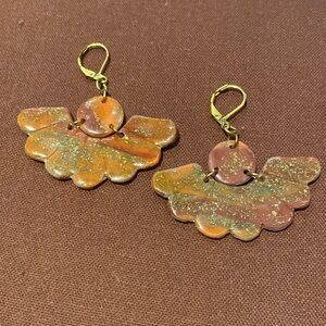 Polymer clay earrings